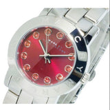 Buy Shop Marc Jacobs Amy Red Dial Silver Steel Strap Watch for Women - MBM3335 USA Online