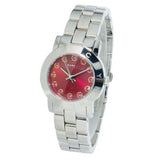 Buy Shop Marc Jacobs Amy Red Dial Silver Steel Strap Watch for Women - MBM3335 USA Online