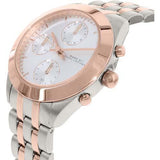 Buy Shop Marc Jacobs Peeker Chronograph Silver Two Tone Steel Strap Watch for Women - MBM3369 USA Online