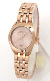 Buy Shop Marc Jacobs Peeker Rose Gold Dial Rose Gold Steel Strap Watch for Women - MBM3374 USA Online