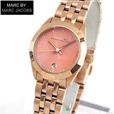 Buy Shop Marc Jacobs Peeker Pink Dial Rose Gold Stainless Steel Strap Watch for Women - MBM3377 USA Online