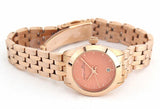 Buy Shop Marc Jacobs Peeker Pink Dial Rose Gold Stainless Steel Strap Watch for Women - MBM3377 USA Online