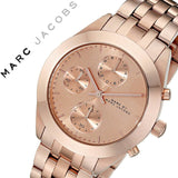 Buy Shop Marc Jacobs Peeker Chronograph Rose Gold Dial Rose Gold Steel Strap Watch for Women - MBM3394 USA Online