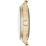 Buy Shop Marc Jacobs Marc Tether Transparent Gold Dial Gold Steel Strap Watch for Women - MBM3413 USA Online
