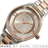 Buy Shop Marc Jacobs Tether Transparent White Dial Two Tone Steel Strap Watch for Women - MBM3418 USA Online