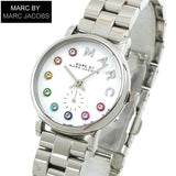Buy Shop Marc Jacobs Baker Dexter White Dial Silver Steel Strap Watch for Women - MBM3423 USA Online