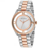 Buy Shop Marc Jacobs Tether Transparent White Dial Two Tone Steel Strap Watch for Women - MBM3436 USA Online