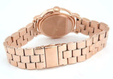 Buy Shop Marc Jacobs Baker White Dial Rose Gold Steel Strap Watch for Women - MBM3441 USA Online