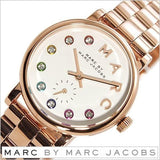 Buy Shop Marc Jacobs Baker Dexter White Dial Rose Gold Steel Strap Watch for Women - MBM3443 USA Online