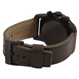 Buy Shop Marc Jacobs Larry Chronograph Black Dial Grey Leather Strap Watch for Men - MBM5034 USA Online