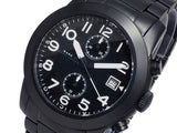Buy Shop Marc Jacobs Larry Chronograph Black Dial Black Steel Strap Watch for Men - MBM5052 USA Online