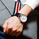 Buy Shop Marc Jacobs Fergus White Dial Black Leather Strap Watch for Men - MBM5076 USA Online