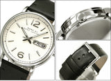 Buy Shop Marc Jacobs Fergus White Dial Black Leather Strap Watch for Men - MBM5076 USA Online
