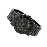 Buy Shop Marc Jacobs Amy Black Dial Black Steel Strap Watch for Women - MBM8595 USA Online