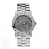 Buy Shop Marc Jacobs Amy Analog Mother of Pearl Grey Dial Silver Steel Strap Watch for Women - MBM8608 USA Online
