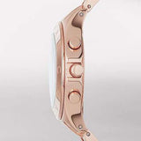 Buy Shop Marc Jacobs Blade Chronograph Mother of Pearl White Dial Rose Gold Steel Strap Watch for Women - MBM8637 USA Online