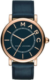 Buy Shop Marc Jacobs Roxy Navy Blue Dial Blue Leather Strap Watch for Women - MJ1534 USA Online