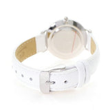 Buy Shop Daniel Wellington Classic Petite Bondi Black Dial White Leather Strap Watch For Women - DW00100284 USA Online