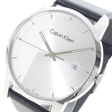 Buy Shop Calvin Klein City Silver Dial Black Steel Strap Watch for Men - K2G2G1CX USA Online