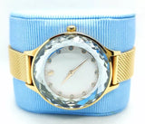 Buy Shop Swarovski Octea Nova Silver Dial Rose Gold Mesh Strap Watch for Women - 5650011 USA Online