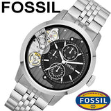 Buy Shop Fossil Townsman Multifunction Black Dial Silver Steel Strap Watch for Men - ME1135 USA Online
