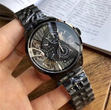 Buy Shop Fossil Townsman Mechanical Black Dial Black Steel Strap Watch for Men - ME1136 USA Online
