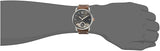 Buy Shop Fossil The Commuter Twist Black Dial Brown Leather Strap Watch for Men - ME1166 USA Online