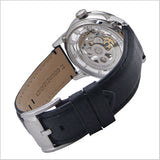 Buy Shop Fossil Townsman Automatic Skeleton Silver Dial Black Leather Strap Watch for Men - ME3041 USA Online