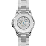 Buy Shop Fossil Grant Skeleton Black Dial Silver Steel Strap Watch for Men - ME3055 USA Online