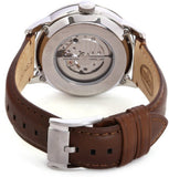 Buy Shop Fossil Townsman Automatic White Dial Brown Leather Strap Watch for Men - ME3064 USA Online