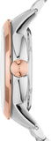 Buy Shop Fossil Townsman Automatic Skeleton White Dial Two Tone Steel Strap Watch for Men - ME3075 USA Online