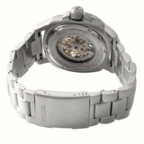 Buy Shop Fossil Modern Machine Automatic Silver Dial Silver Steel Strap Watch for Men - ME3081 USA Online