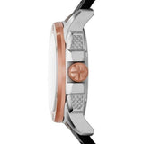 Buy Shop Fossil Modern Machine Automatic Skeleton Dial Black Leather Strap Watch for Men - ME3082 USA Online