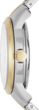 Buy Shop Fossil Grant Automatic Skeleton White Dial Two Tone Steel Strap Watch for Men - ME3112 USA Online
