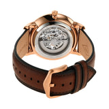 Buy Shop Fossil Neutra Automatic Skeleton Black Dial Brown Leather Strap Watch for Men - ME3195 USA Online