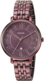 Buy Shop Fossil Jacqueline Brown Dial Brown Steel Strap Watch for Women - ES4100 USA Online