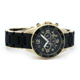 Buy Shop Marc Jacobs Rock Chronograph Black Dial Black Silicone Strap Watch for Women - MBM2552 USA Online