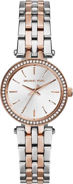 Buy Shop Michael Kors Darci Silver Dial Two Tone Steel Strap Watch for Women - MK3298 USA Online