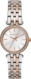 Buy Shop Michael Kors Darci Silver Dial Two Tone Steel Strap Watch for Women - MK3298 USA Online