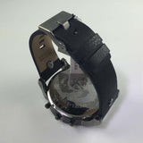 Buy Shop Diesel Mr Daddy 2.0 Chronograph Black Dial Black Leather Strap Watch For Men - DZ7348 USA Online