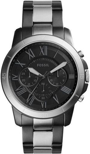 Buy Shop Fossil Grant Chronograph Black Dial Two Tone Steel Strap Watch for Men - FS5269 USA Online