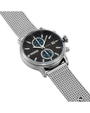 Buy Shop Maserati Epoca 42mm Black Dial Steel Silver Mesh Bracelet Watch For Men - R8873618003 USA Online