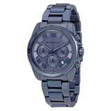 Buy Shop Michael Kors Brecken Chronograph Quartz Blue Dial Blue Steel Strap Watch For Men - MK6361 USA Online
