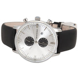 Buy Shop Emporio Armani Gianni White Dial Black Leather Strap Watch For Men - AR0385 USA Online
