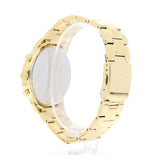 Buy Shop Guess Hendrix Multifunction Black Dial Gold Steel Strap Watch for Men - W1309G2 USA Online