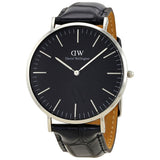 Buy Shop Daniel Wellington Classic Reading Black Dial Black Leather Strap Watch For Men - DW00100135 USA Online