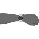 Emporio Armani Sportivo Chronograph Black Dial Silver Steel Strap Watch For Men - AR2460