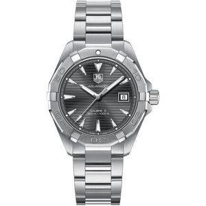 Tag Heuer Aquaracer Automatic Anthracite Grey Dial Silver Steel Strap Watch for Men - WAY2113.BA0928
