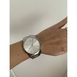 Buy Shop Calvin Klein City Silver Dial Silver Steel Strap Watch for Men - K2G21126 USA Online