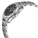Buy Shop Tissot T Wave Black Dial Two Tone Steel Strap Watch For Women - T023.210.11.056.00 USA Online